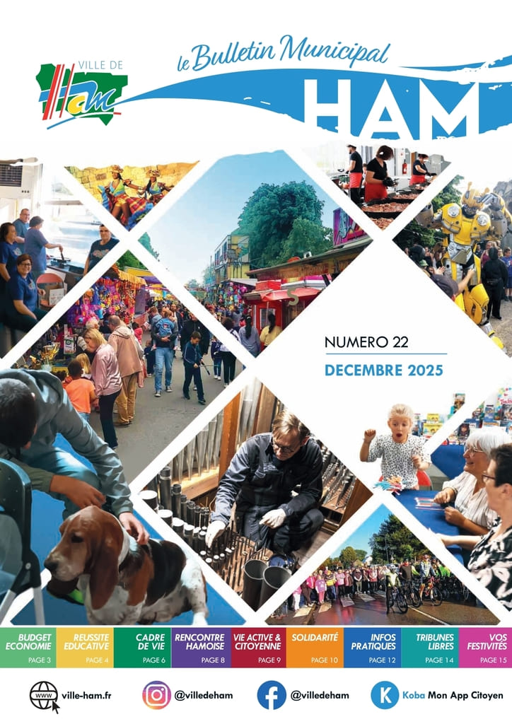 Bulletin municipal n°22 de la ville de Ham